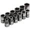 Dynamic Tools 3/8" Dr 12Pcs 6 Point Metric, Std Impact Socket Set, 8mm - 19mm D010022 - alternate 1